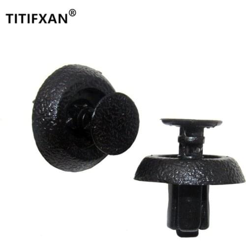 50pcs Car 7mm Hole Plastic Rivets Fastener Push Clip Auto Vehicle Door Trim Panel Clips for Toyota Camry Highlander Corolla