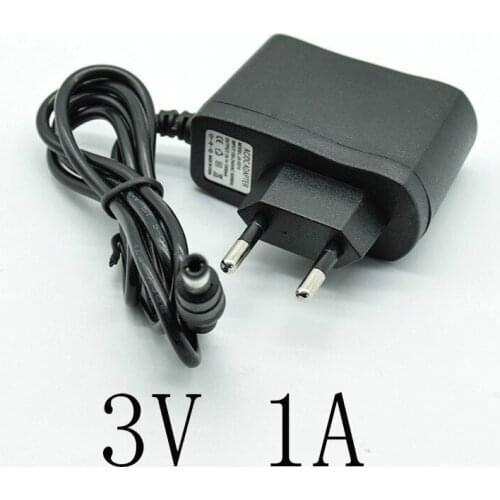100V-240V Converter Adapter DC 3V/4.2V/5V/6V/9V/12V 1A/1000mA Power Supply Charger EU Plug 5.5mm * 2.5mm(2.1mm) AC to DC light