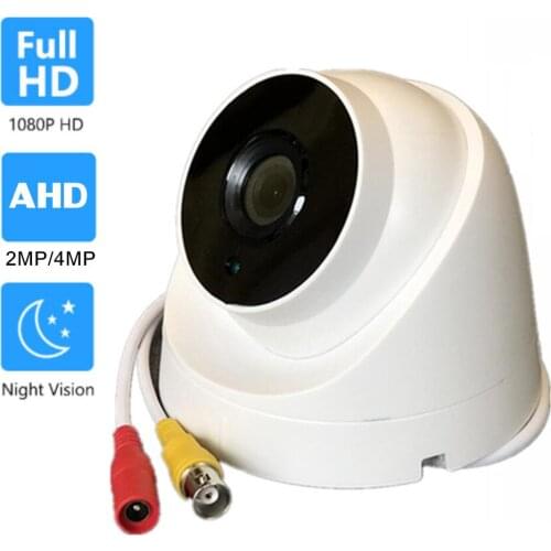 AHD Camera Full HD 1080P 2MP 4MP Indoor Dome Home Security Camera With 3pcs Array Led Night Vision Surveillance Camera PAL/NTSC