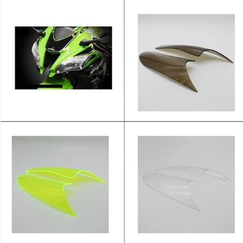 For ZX-10R ZX10R 2016 2017 Motorcycle Accessories ABS Headlight Protector Cover Screen Lens