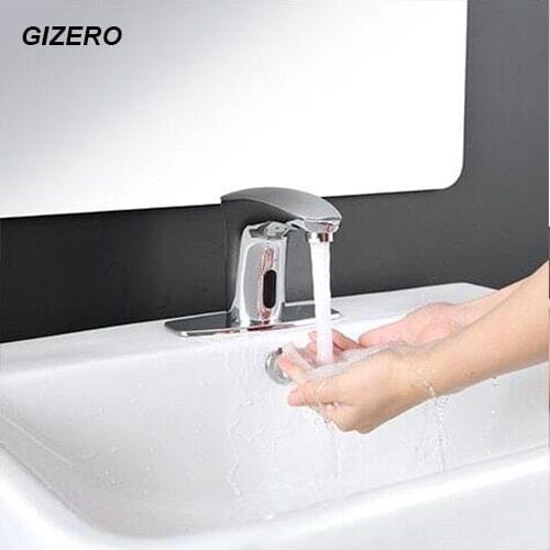 Bathroom Basin Automatic Sense Faucet 4A battery 6V power Sensor Water Torneira ZR1007