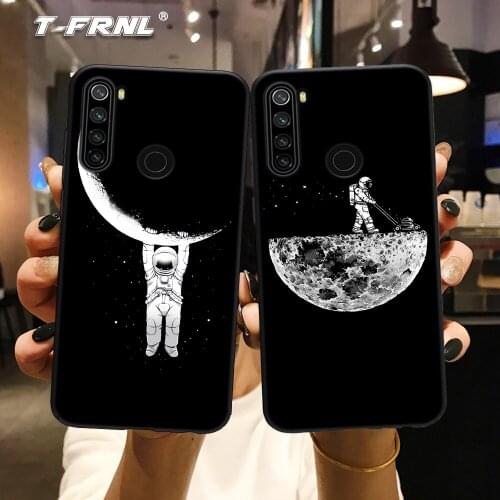 For Redmi note 8T case The Moon starry sky case for Redmi 7 7A 8 8A K20 K30 Pro case Soft TPU case for Redmi note 8 7 Pro case