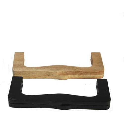 5 set 23X9 cm Wooden Handle Replacement DIY Handbag Purse Frame Bag Accessories New Fashion Style Wooden Bag Frame purse frames
