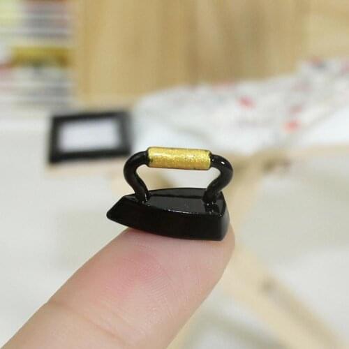 Kids Mini Simulation Tailor Iron Scene Model 1/12 Dollhouse Decoration Accessory IronModel home decor home decoration decoration