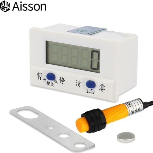 Electronic Digital Display Counter Proximity Magnetic Sensor Switch Punch Automatic Induction Without Battery