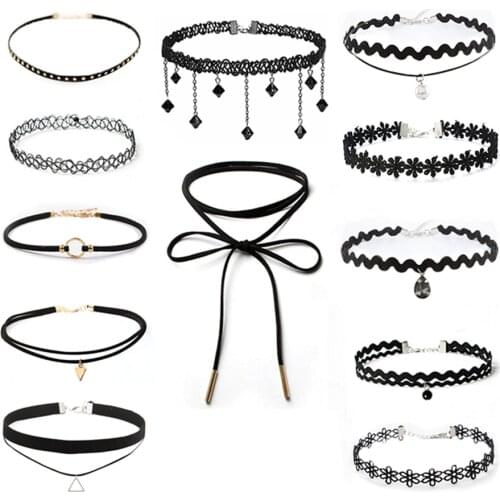 Guangtuo Women's Velvet Chokers