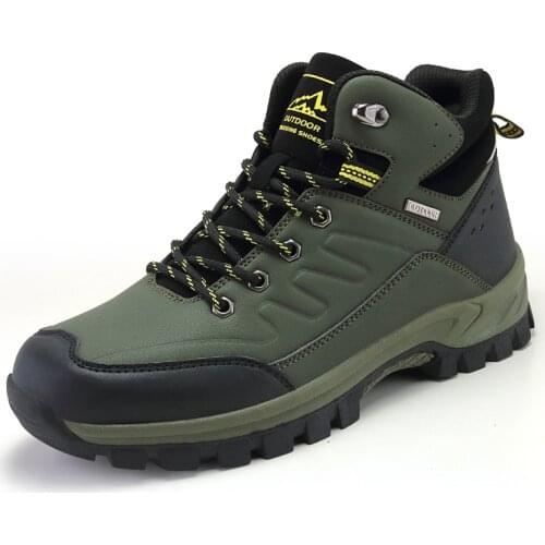 Men Hiking Shoes No-Slip Outdoor Trekking Climbing Mountain Trail Boots Collision Avoidance Walking Hunting Fishing Man Sneakers