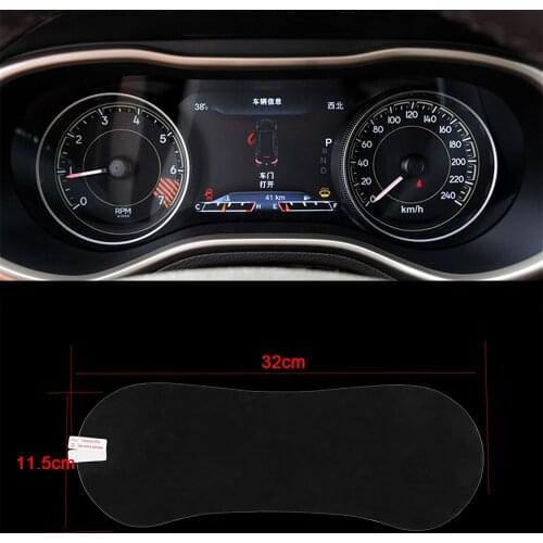 Dashboard Protective Film for Jeep Grand Cherokee 2014+ Jeep Cherokee 2014-2019 Car Interior Accessories Nano Membrane Stickers