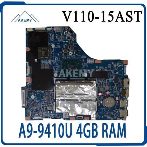 New V110-15AST Motherboard For Lenovo LV114_ASR_MB 15283-2 V110-15AST Laotop Mainboard with Radeon 530 GPU A9-9410U 4GB RAM