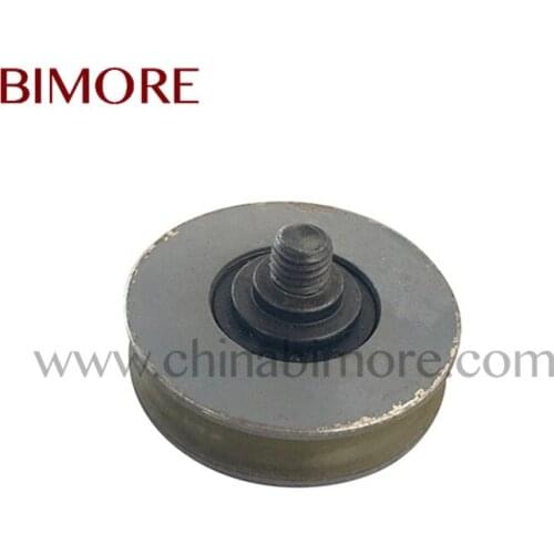 OD:56mm H:14mm Bearing: 6201 Elevator door hanger roller with short axle Use For Escalator Elevator Parts 56*14*6201