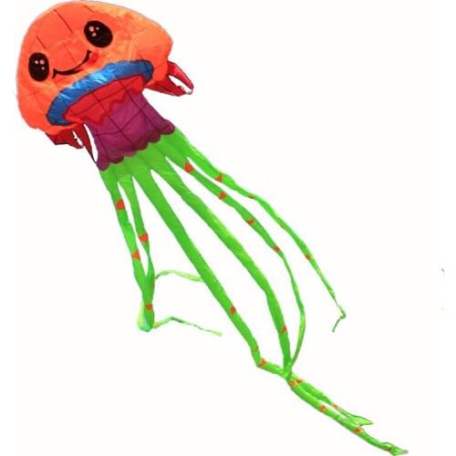 Professional Kite Outdoor Fun Sports NEW Nylon Cloth 9m Power Jellyfish Software Kite / Animal Kites Good Flying