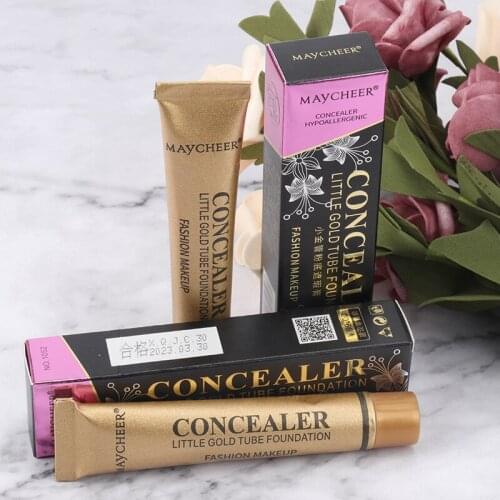 Professional Face Liquid Concealer Contour Full Coverage Oil Control Concealer Dark Eye Circle Base Foundation MakeUp 2 Colours