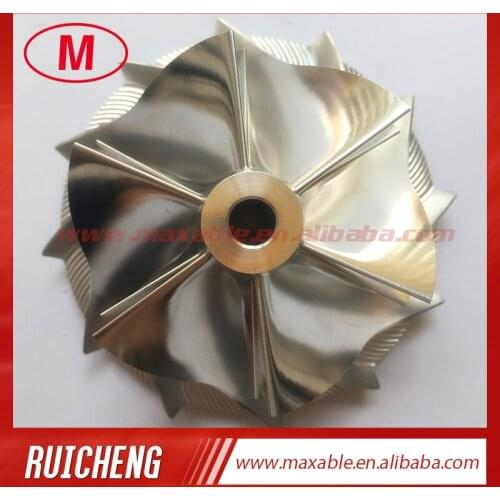 RHF55 20G Upgrade 52.56/68.01mm 6+6 blades high performance turbo billet/milling/aluminum 2618 compressor wheel