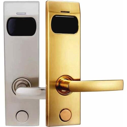Smart Home Digital Card Lock Stainless Steel Intelligent Card Key Unlock Hotel Door Lock System HM-210 Home Security Door Locks