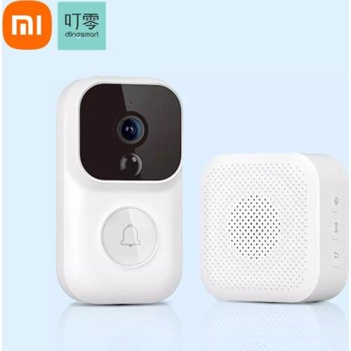 XiaomiDingZero Electronic Video Doorbell Wireless Home Ultra-long-distance Smart with Monitoring Free Plug-in Induction Doorbell