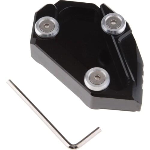 CNC Sidestand Plate Kickstand Extension Pad For Kawasaki VERSYS650 10-17