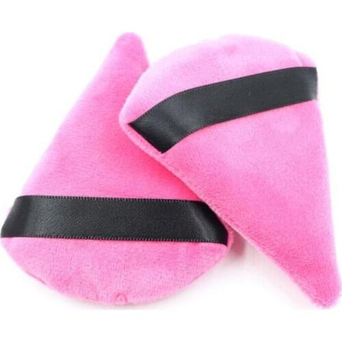 1pcs Cosmetic Puff Triangle Velvet Foundation Cream Mini MakeUp Sponge Puffs Make Up Tools