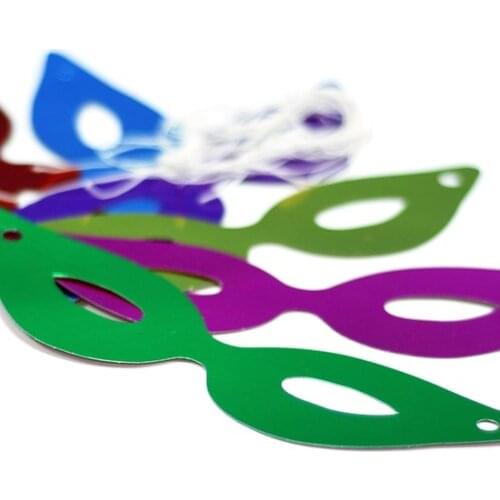 12Adet Color christmas Eye Mask christmas decorations рождественские украшения