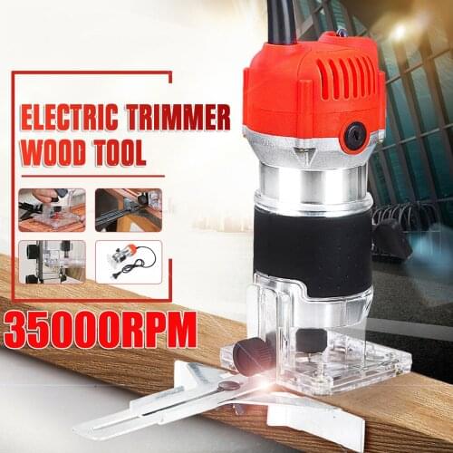 220V 3000W Wood Laminate Palm Router Electric Hand Trimmer Edge Joiners Woodworking Tool