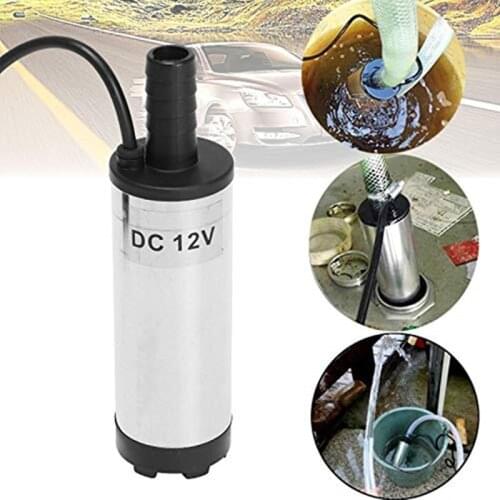 Car Quick Electric Submersible Pump Stainless Steel Submersible Pump for Fuel Water Diesel Oil Transfer Pump Tool