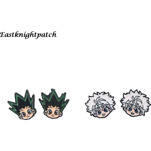 E2423 Anime Earring For Women Enamel Cute Stud Earrings Cartoon Cosplay Fans Gift