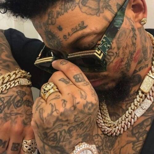 Square Luxury Sunglasses Men Women Fashion UV400 Glasses New