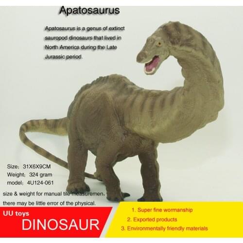 Hot toys figure Apatosaurus high Simulation model Jurassic dinosaur toys action figure Gift toys for children
