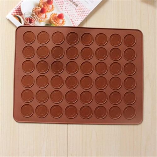 New design macaron Silicone mat pads round bear heart flower penguin shaped DIY Macaron moulds tools Oven Baking Molds Sheet