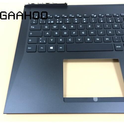 Brand New orig laptop case for DELL Inspiron15 7577 7587 G7 SW SWISS Layout Keyboard palmrest Asemmbly w/o backlight