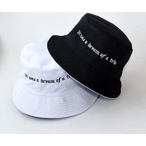 2021 Double-sided Mens and Womens Cotton Bucket Hats Ladies Summer Sunscreen Panama Sun Hats Outdoor Fisherman Hats wholesale