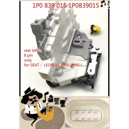 Only For Seat Leon II mk2 2005-2012 Rear Left Door Lock Actuator 1P0 839 015 1P0839015 free shipping