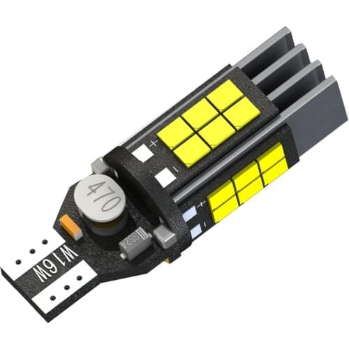 1PCS W16W T15 LED Bulbs 921 912 W16W LED Lamp Canbus Error Free LED Backup Light Car Reverse Lamp Xenon White 12V 24V