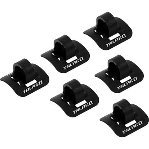 TRLREQ 8 Sets Bike Brake Cable Guide Alloy Organizers Seat Anti Tangle Frame Tubing Clamps Mountain Road Bicycle DIY Accessory