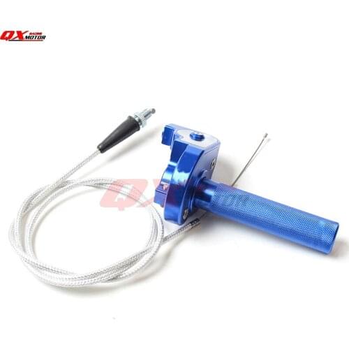 Motorcycle Throttle Grip Quick Twister Throttle Cable For Pitster Pro XR KLX SDG SSR CRF 50 70 110 IRBIS TTR 250 Dirt Pit Bikes