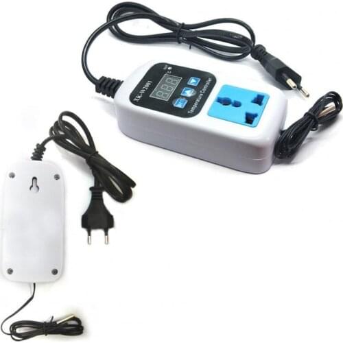 VKS-W2001 Automatic Switch Adjustable Digital Display Temperature Controller Electronic Socket Thermostat Control