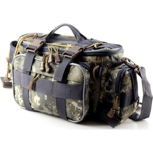 Large Capacity Fishing Bag Multifunctional Lure Waist Pack Outdoor Shoulder Bags Waterproof Carp Fishing Tackle