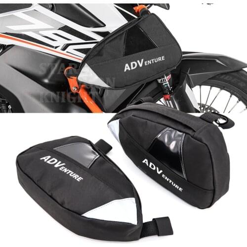 Motorcycle Frame Crash Bars Waterproof Bag Tool Placement Travel bag For 790 Adventure 790 Adventure R