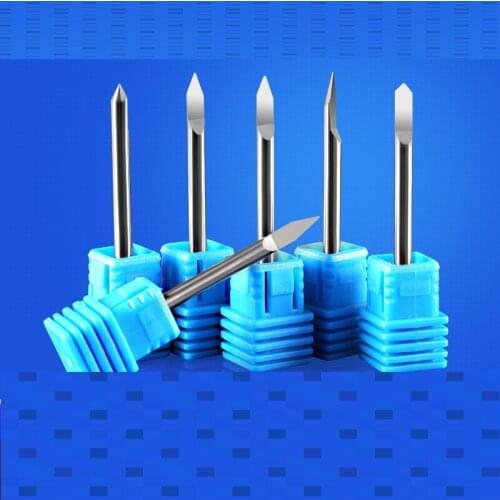 Tungsten steel 3.175mm metal flat-bottomed sharp knife embossed characters CNC engraving machine tool