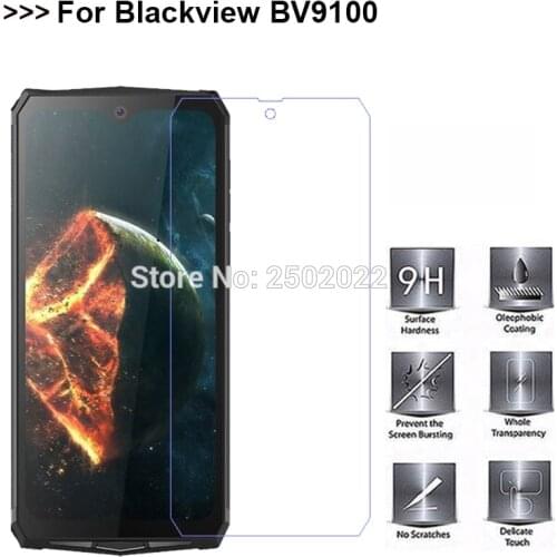 Tempered Glass for Blackview BV9100 Screen Protector Hard Explosion Proof Protective Film Guard