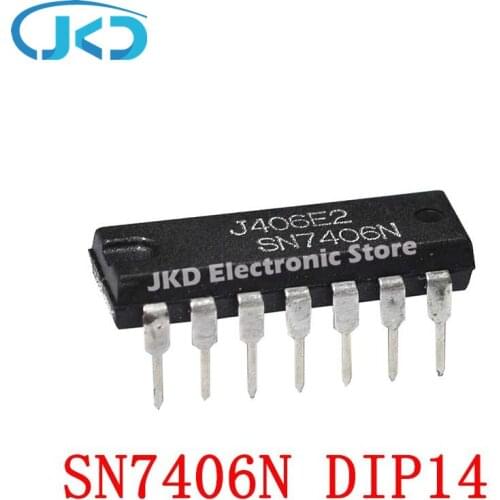 10pcs SN7406N SN7406 7406N DIP-14 New IC