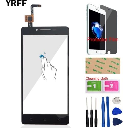 5.0'' Mobile Phone For Lenovo A6000 K3 Note K30-W K30-T Front Touch Screen Glass Digitizer Panel Tools + Protector Film