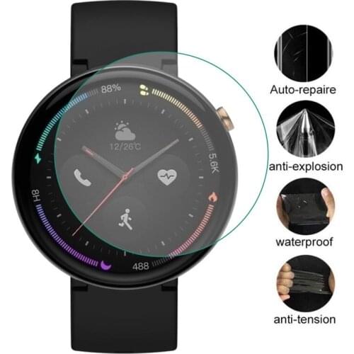 5pcs Soft TPU Clear Protective Film Smartwatch Guard For Amazfit Nexo Smart Sport Watch LCD Screen Protector Cover Protection