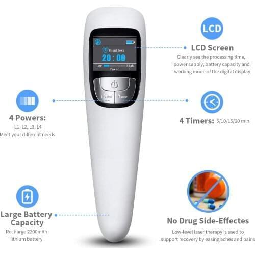 Cold Laser Therapy Pain Relief Joints Physical Rehabilitation Equipment Back Pain and Arthritis Pain Cervical Machine