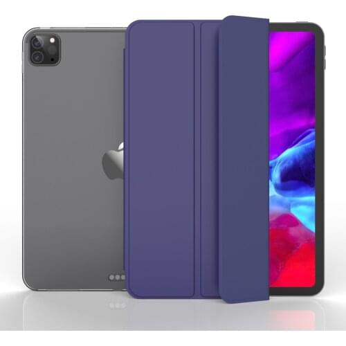 Case for iPad Pro 11 12.9 Inch 2020 PU Leather Soft TPU Back Cover Magnetic Silicone Case for ipad pro 2020 2nd/4th Generation