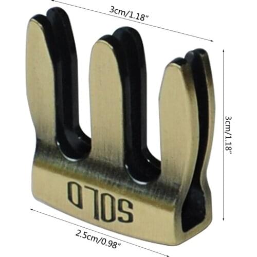 E56D Zinc Alloy Violin Practice Mute , Claw Style Mute for Violin, Ultra Practice Silencer，Great Performance