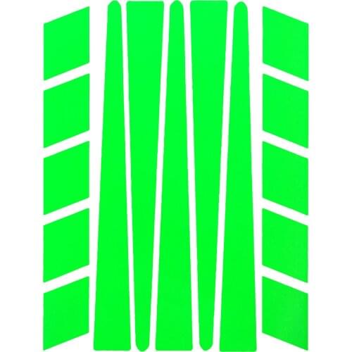 Strip Shape Fluorescent Green Sticker Plane Extreme