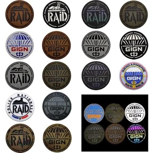 IR Patches GlGN Gendarmerie Nationale French Police Special Forces Patch FRANKREICH France SWAT GIPN RAID POLIZEI BRI badge