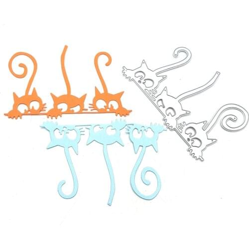 Julyarts Cat Die Scrapbooking Nouveau Metal Cutting Dies New Decoration Scrapbook Album Paper Card Craft Embossing Die Cuts