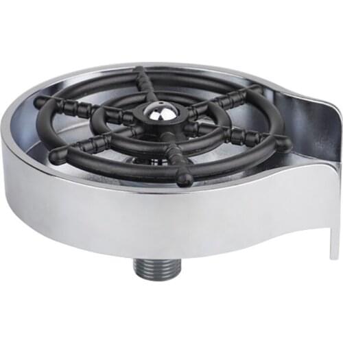 LUDA Faucet Glass Rinser For Kitchen Sink Automatic Cup Scourer Washer Bar Coffee Pitcher Wash Cups Tool