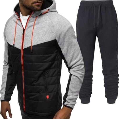 2021 Tracksuit Men 2 Pieces Set Jacket +Pants Brand Sportswear Coat Sport Cotton Breathable Streetswear Homme Fishing Clothing